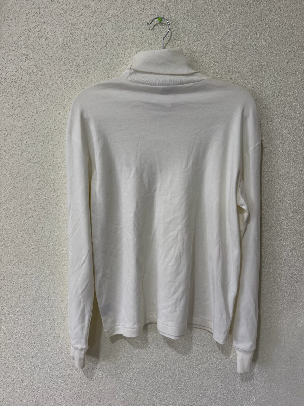 NWT Vintage Ralph Lauren Sport Turtle Neck White Longsleeve Womens Medium Preppy - Picture 2 of 10
